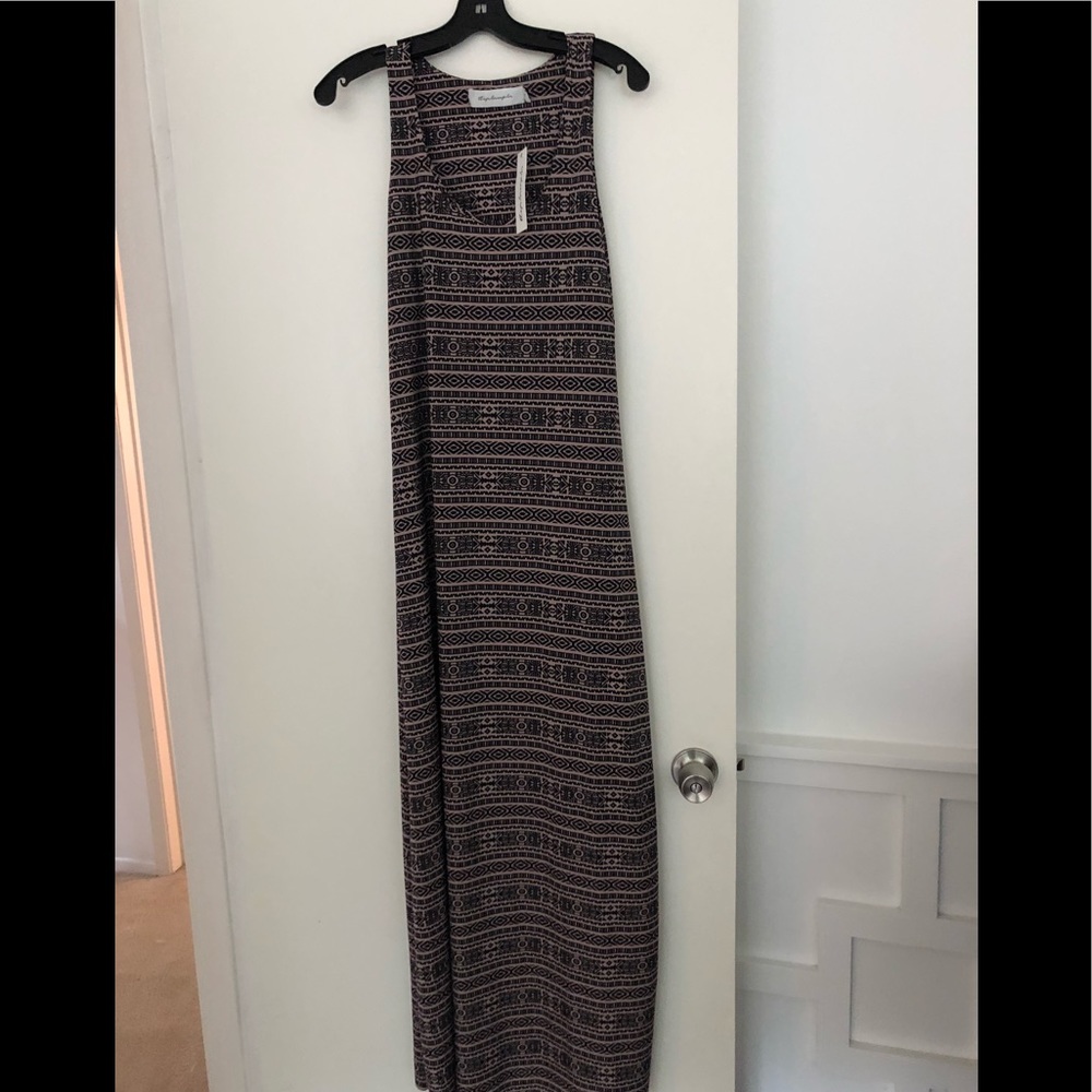 T-Bags Printed Sleeveless Maxi Dress